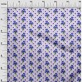 thumbnail image 3 of oneOone Viscose Chiffon Light Violet Fabric Floral Sewing Craft Projects Fabric Prints By Yard 42 Inch Wide, 3 of 5
