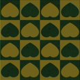thumbnail image 1 of Ahgly Company Tapis d'Intérieur Lavable à la Machine, Carré, Transitionnel, Vert Olive, Tapis de Zone, 4 Pieds Carré, 1 of 7