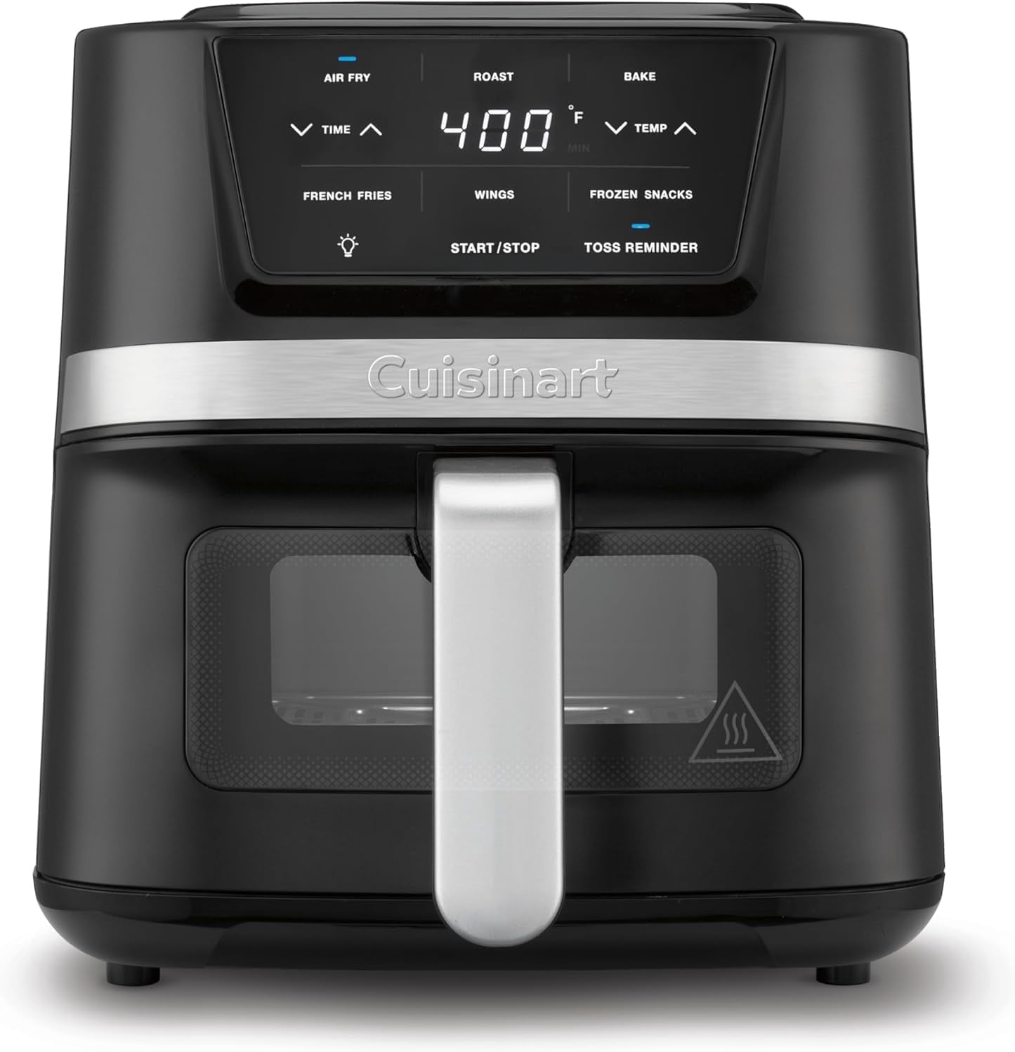 Cuisinart Air Fryer Oven, 2.6-Qt Basket Stainless Steel Air Fryer, Kitchen Dishwasher-Safe Parts with 3 Presets to Roast, Bake, & Air Fry, Quick & Easy Electric Fryer Meals