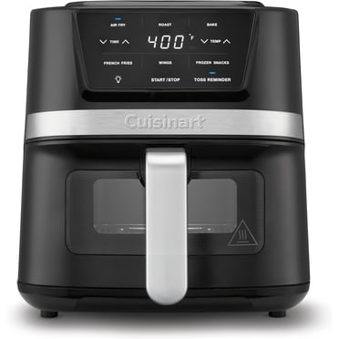 Cuisinart Air Fryer Oven, 2.6-Qt Basket Stainless Steel Air Fryer, Kitchen Dishwasher-Safe Parts with 3 Presets to Roast, Bake, & Air Fry, Quick & Easy Electric Fryer Meals