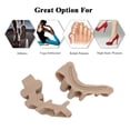 thumbnail image 3 of EASTIN Toe Separators Toe Corrector Spacer Spreader Stretchers for Bunion Hammer Toes Toe Correction 1#, 3 of 6