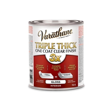 Varathane® 3X Triple Thick Clear Finish, Gloss, 946 mL