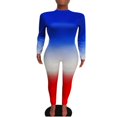 thumbnail image 4 of Female Jumpsuit  Neck Long Sleeve Bodysuit M, 4 of 6