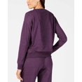 thumbnail image 2 of Alfani Pantalon de Pyjama Jogger en Velours à Rayures pour Femmes Grande Taille, Violet, 2X Plus, 2 of 2
