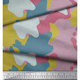 thumbnail image 3 of Soimoi Viscose Chiffon Fabric Multicolor Camouflage Decor Fabric Printed Yard 42 Inch Wide, 3 of 3