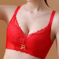 thumbnail image 3 of Women Bra Padded Bra Feature V-Neck Padded Bra Style W-1460 Red L, 3 of 4
