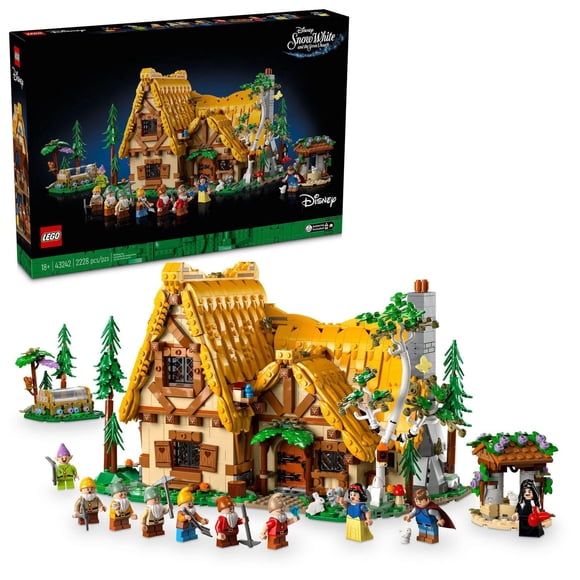 LEGO Disney Princess La maison de Blanche-Neige et des sept nains 43242 Ensemble de construction (2228 pièces)