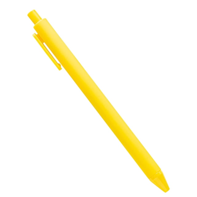ZTTD Stylos Gel à Pointe Moyenne : 1 Ct Encre Noire 1,0 mm Couleurs Stylo Rétractable pour une Écriture Fluide Prise de Notes Journal Sans Saignement & Bavure & Bavure (Jaune)