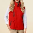 thumbnail image 4 of Wensltd Veste Athlétique Sans Manches pour Femmes à Manches Longues, Légère, d'Entraînement, Manteau Léger avec Poches, 4 of 6