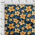 thumbnail image 2 of oneOone Viscose Chiffon Black Fabric Florals Craft Projects Decor Fabric Printed By The Yard 42 Inch Wide, 2 of 4