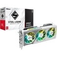 thumbnail image 1 of ASRock Steel Legend Radeon RX 9070 XT 16GB GDDR6 PCI Express 5.0 x16 Graphics Card RX9070XT SL 16G, 1 of 6