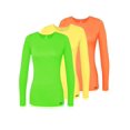 thumbnail image 1 of Adar Underscrubs for Women Multi Color 3 Pack - Long Sleeve Underscrub Comfort Tee, 1 of 7