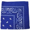 thumbnail image 1 of Qraftsy Extra Large Edition Kerchiefs Cotton - Paisley and Solid  (Paisley, 1 of 2
