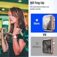 thumbnail image 4 of XiHAMA Waterproof Case Compatible with Apple Watch SE (2nd Gen) Series 6 5 4 Screen Protector, Tempered Glass Hard PC Bumper Face Cover, 4 of 7