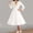 O-White, variant on 2025 Mini Dress Print Loose Evening Dresses for Fall Summer Women's Quarter Ladies Teenager Casual Dresses Sleeve Dress Three Women's Dresses for Women 224 Casual Summer