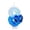 Number 8, variant on Goleeg White and Blue Birthday Candles Number 1, Glitter Number Candle Cake Decorations for Birthday Wedding Anniversary Party Supplies