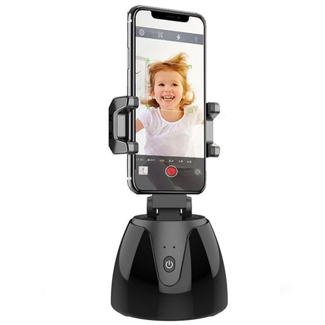 Automatic 360° Face Tracking Selfie Stick Gimbal – Rechargeable Hands-Free Phone Stabilizer – Ideal for Video Recording, Vlogging, Live Streaming – Electronic Camera Accessory