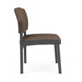 thumbnail image 4 of Fauteuil d'Appoint Sans Accoudoirs Lenox en Acier pour Réception / Acier Charbon / Brun, 4 of 5