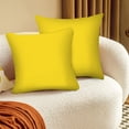 thumbnail image 1 of Pillow Covers 2 Pack, Usavan Modern Solid Color Outdoor Pillow Covers, Water Resistant Easy Clean Cushion Backrest Pillow Cases for Patio Chair Sofa Bed, 1 of 6