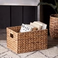 thumbnail image 2 of Bouclair Natural Water Hyacinth Basket Large, 2 of 10