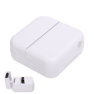 Imprimante sans encre, imprimante de poche sans fil durable 200dpi Mini Pour l'étiquette Mémo pour photo rose
