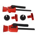 thumbnail image 2 of Bench Dog Clamps, Easy To Secure Workbench Dog Hole Clamp 2Pcs High Hardness Alloy Steel Rod 70KG Sustainable Clamping Force Unique Drop Down  For Workpiece, 2 of 8