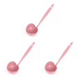 thumbnail image 4 of yingyy 2 in 1 Soup Spoon Long Handle Home Strainer Cooking Colander Kitchen Scoop Plastic Ladle Tableware Kitchen accessories pink 1pcs 3Set, 4 of 6
