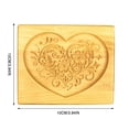 thumbnail image 3 of Oleegame 2PC Cookie Mold Cookie Molds Provences Rose Cookie Stamp Embossing Molds Craft Decorating Baking Tool, 3 of 4