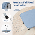 thumbnail image 2 of Small Ironing Board Tabletop with Cover and Pad Mini Folding Iron Board Portable with Non-Slip Feet Travel Ironing Table,1* ironing board 1* tailstock,Blue, 2 of 6