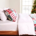 thumbnail image 4 of HITIME Ensemble de Housse de Couette de Noël Imprimée 100 % Polyester - Format Simple, Ensemble de Literie 3 Pcs Léger et Respirant, Housse de Couette en Microfibre Douce avec Fermeture Éclair, Collection de Noël, 4 of 8