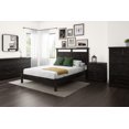 thumbnail image 4 of South Shore Versa 2-Drawer Nightstand - End Table with Storage for Adult, in Rubbed Black, 4 of 9