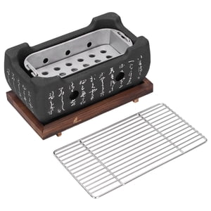 Grill à charbon, Poêle à barbecue, Alliage d'aluminium léger, Four à barbecues, Portable BBQ Grill, pour la maison dehors