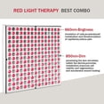 thumbnail image 3 of Anti-Aging 225 LED Therapy Panel 660nm 850nm Near Infrared Therapy Light 45W, 3 of 5