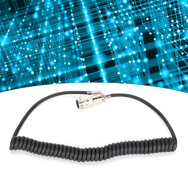 Domqga 8 Pin Male To RJ‑45 Male Cable,8 Pin Male To Ethernet Male Cable,Microphone Adapter Cable 8 Pin To RJ‑45 Adapter Cord For FT857 FT‑450D FT‑897D FT‑991 FT‑891