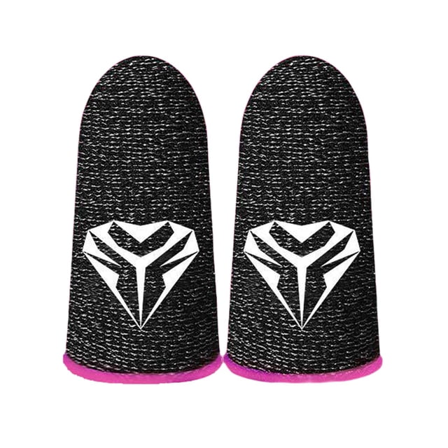 Finger Sleeves Gaming Seamless - for Thumb Sleeves Sweatproof Pink