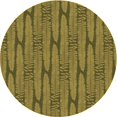thumbnail image 1 of Ahgly Tapis Rond Lavable en Machine Intérieur Transitionnel Brun Bronze Foncé, 3 Pieds Rond, 1 of 7