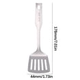 thumbnail image 2 of Mini Stainless Steel Cooking Set, EDHITNR 304 Polished Ladle Slotted Spoon Turner, Compact Space Saving Kitchen Utensils for Small Kitchens Picnic Lunch, 2 of 4