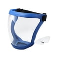 thumbnail image 3 of DYNWAVECA Visage Complet Anti-Buée pour Meulage Construction Découpe Bleu et Clair, 3 of 9