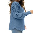 thumbnail image 3 of Stylish and Warm Women‘s Pullover with Ruched Detailing, 3 of 5