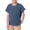 Dark Blue, variant on JTieacloth Unisex Kid's Boys Girls Basic Short Sleeve Solid Color T Shirts Pocket Tee Crew Neck Shirt School Casual Sizes 6-7 Years