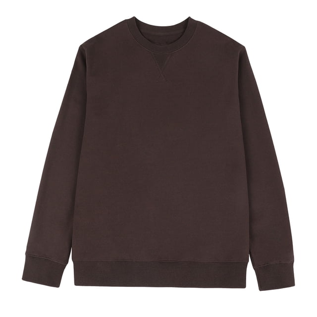 QIPOPIQ Originaux en Molleton, Chandail Teint en Pièce, Chandails à Col Rond pour Hommes en Liquidation