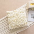 thumbnail image 4 of Chmadoxn Scandinavian Style Polyester Cotton Pillowcover Leaf Design 45x45x6cm, 4 of 6