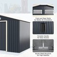 thumbnail image 5 of Relyard 10x8 Metal Outdoor Storage Garden Shed, 5 of 5