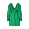 thumbnail image 4 of Gspmoly Robes d'Été pour Femmes, Robe à Manches Longues pour Femmes à Col en V Longueur Genou, Robe Aguichant Rétro Ample, Robes de Travail pour Femmes Économies, 4 of 5