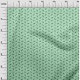 thumbnail image 3 of oneOone Cotton Poplin Twill Mint Green Fabric Retro Feather Craft Projects Decor Fabric Printed By The Yard 56 Inch Wide, 3 of 5