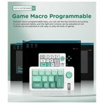 Digital mechanical keyboard RGB hot-swappable keyboard green