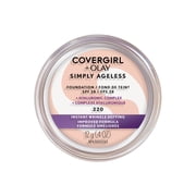 COVERGIRL Simply Ageless Instant Wrinkle Defying Foundation with Hyaluronic Complex, Vitamin C, and Niacinamide - SPF 28, 100% Cruelty-Free