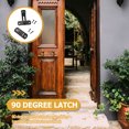thumbnail image 2 of Mobutofu Black Flips Door Sliding Latch 1Pack for 90 Degree Latch and Durable Use, 2 of 8