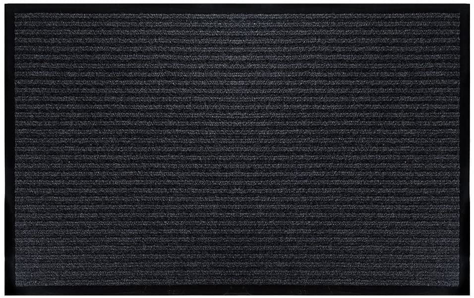 Door Mats, Indoor Outdoor Doormat Entrance Rug Floor Mats Shoe Scraper Front Door Welcome Mat 19.7\u201dx31.5\u201d - Non Slip Rubber Backing Utility Mat