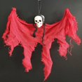 thumbnail image 3 of Halloween Hanging Skull Head Ghost Haunted House Escape Horror Props Ornament, 3 of 4